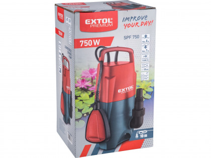čerpadlo ponorné kalové, 750W, 13000l/h