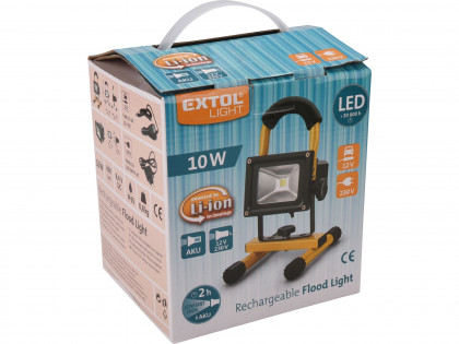 Reflektor LED, nabíjecí s podstavcem, 800lm, Li-ion