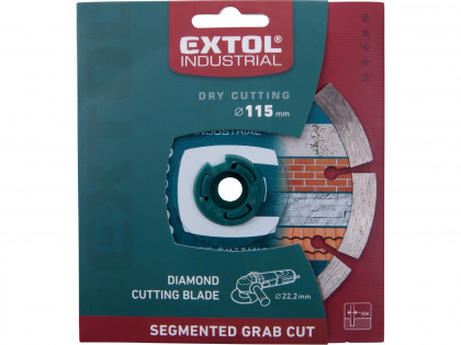 Kotouč diamantový řezný segmentový Grab Cut, suché řezání, O 115x22,2x2mm