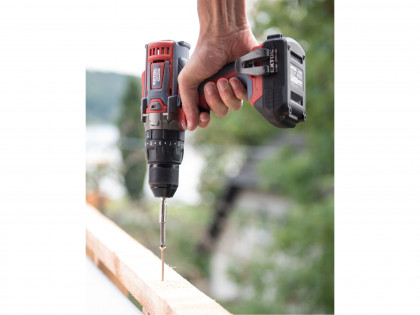 Vrtací šroubovák aku s příklepem SHARE20V, 20V Li-ion (2×), 2000mAh