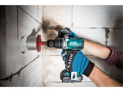 Vrtací šroubovák aku s příklepem SHARE20V, BRUSHLESS, 20V Li-ion, bez baterie a nabíječky