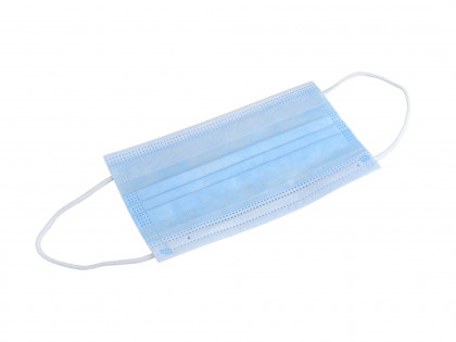 Roušky hygienické, balení 50ks, rozměr roušky 17,5 x 9,5cm s gumičkami kolem uší
