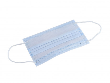 Roušky hygienické, balení 50ks, rozměr roušky 17,5 x 9,5cm s gumičkami kolem uší