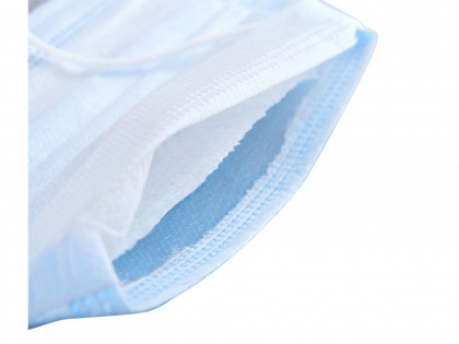Roušky hygienické, balení 50ks, rozměr roušky 17,5 x 9,5cm s gumičkami kolem uší