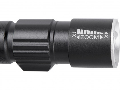 Svítilna 150lm, zoom, USB nabíjení, XPE 3W LED