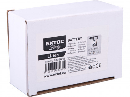 Baterie akumulátorová, 12V Li-ion, 2000mAh