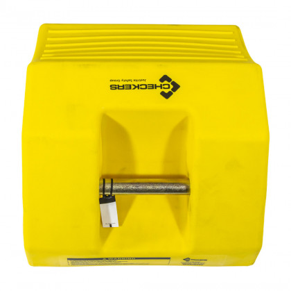 Žlutý plastový zakládací klín MC3010 - 45 x 38,5 x 25,5 cm