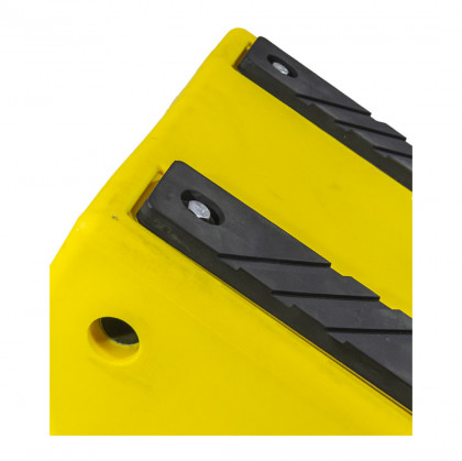 Žlutý plastový zakládací klín MC3010 - 45 x 38,5 x 25,5 cm