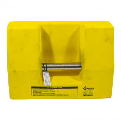Žlutý plastový zakládací klín MC3009 - 38 x 38 x 28,5 cm