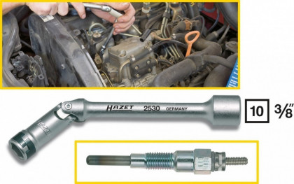 Klíč na žhavicí svíčky Hazet 2530 - HA016341