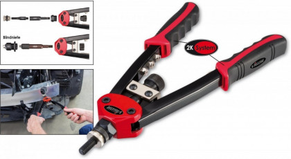 Pákové nýtovací kleště pro slepé nýty a nýtovací matice - V3735