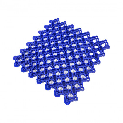 Modrá bazénová rohož FLOMA Lagoon - 21,7 x 21,7 x 0,8 cm