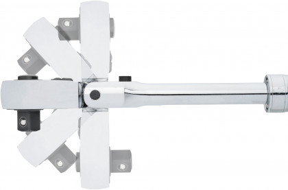 Přepínací teleskopická ráčna kloubová 3/8", 250 - 350 mm - V6638N