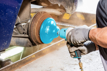 Unašeč brusného kotouče s brusným kotoučem na odstranění rzi z nábojů kol Ø160 mm Hazet 4960V-160/2 - HA218394