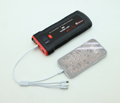 Powerbanka s funkcí SMART JUMP STARTER 16.000mAh 2000A