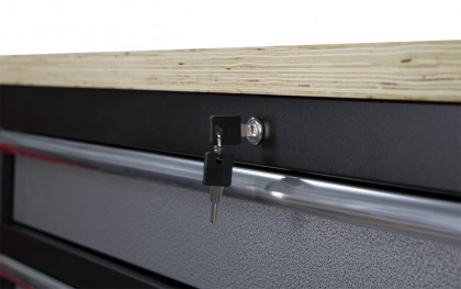 Pojízdný pracovní stůl, 7 zásuvek - TGC1372