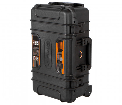 Vodotěsný plastový kufr s pěnovou výplní a kolečky (XXL) - TC320088