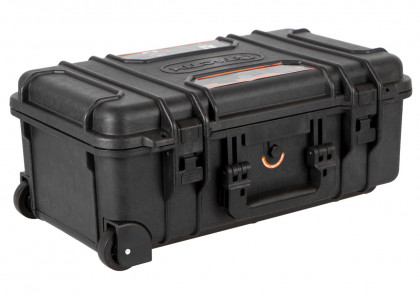 Vodotěsný plastový kufr s pěnovou výplní a kolečky (XXL) - TC320088