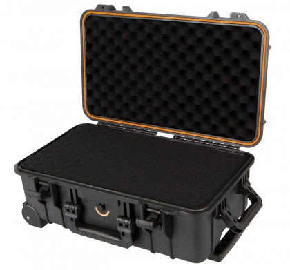 Vodotěsný plastový kufr s pěnovou výplní a kolečky (XXL) - TC320088