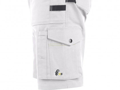 Kraťasy CXS STRETCH pánské, bílo-šedé