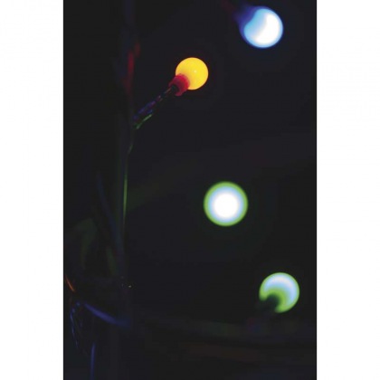 200 LED dekor. osvětlení - kulička 20M multicolor, časovač