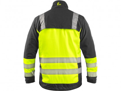 Blůza CXS NAOS HV, pánská, černá-žlutá Hi-Vis, reflexní pruhy