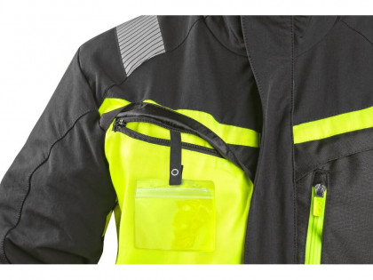 Blůza CXS NAOS HV, pánská, černá-žlutá Hi-Vis, reflexní pruhy