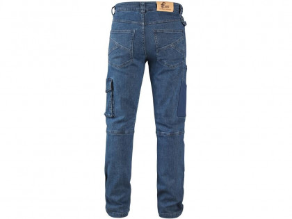 Kalhoty jeans CXS ALBI, pánské, modré