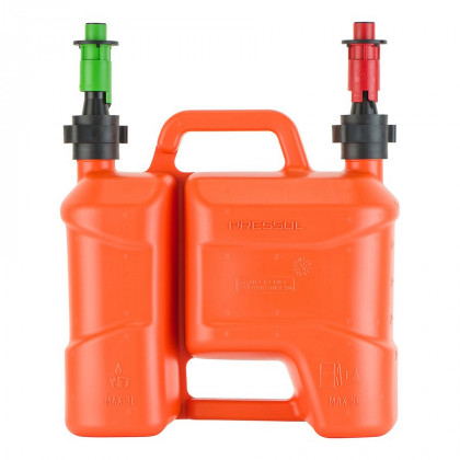 Kombinovaný kanystr 5 l + 3 l na palivo a olej PRESSOL 21 032