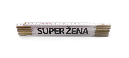 Skladací dvoumetr SUPER ŽENA