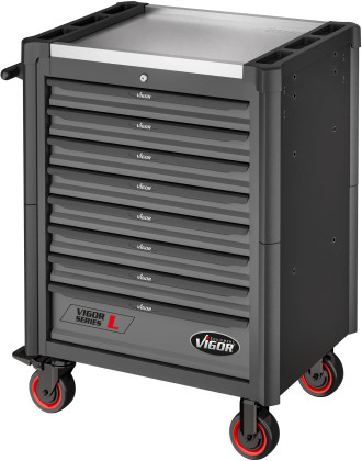 Dílenský vozík na nářadí, 8 zásuvek, VIGOR - V1901-X