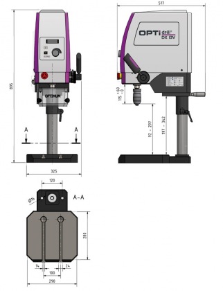 Stolní vrtačka DX 13 V