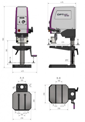 Stolní vrtačka DX 15 V