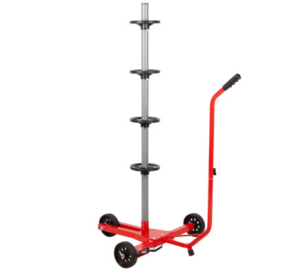 Pojízdný stojan na pneumatiky s disky