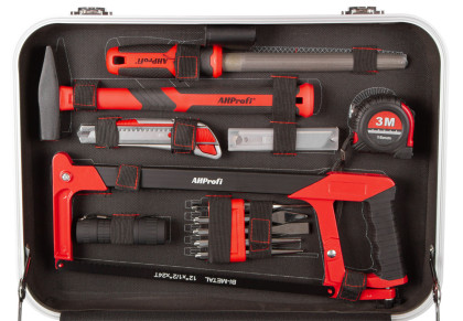 Profesionální sada nářadí s gola sadou, 1/2", 1/4", 127 ks