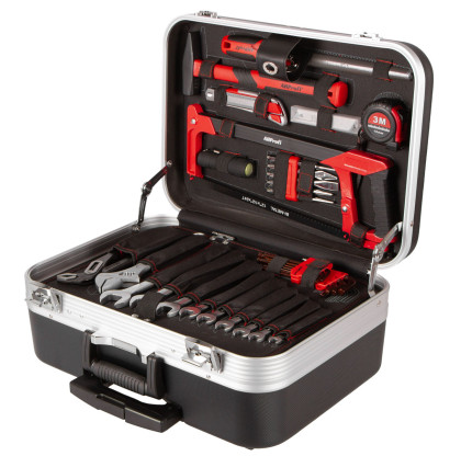 Profesionální sada nářadí s gola sadou, 1/2", 1/4", 127 ks