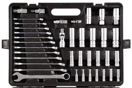 Profesionální gola sada 1/4", 3/8" a 1/2" s klíči, 220 ks