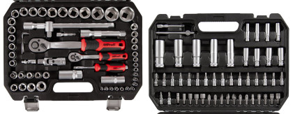 Profesionální gola sada, 1/2", 1/4", 108 ks