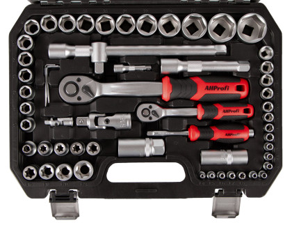 Profesionální gola sada, 1/2", 1/4", 108 ks