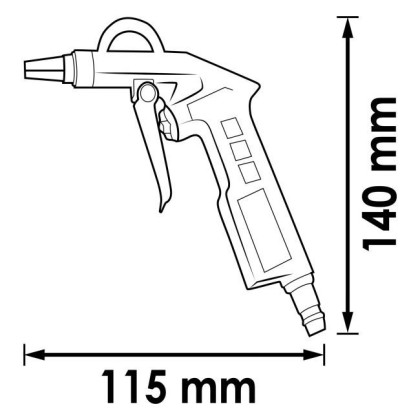 Ofukovací pistole VIGOR V7135