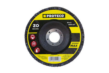 Kotouč lamelový zkosený MAX 115 mm ZO, zr.040 - nerez