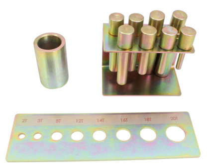 Adaptéry pro hydraulické lisy - sada 8 ks