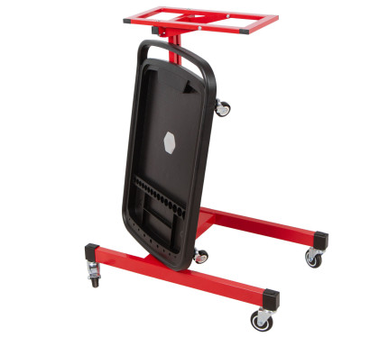 Pojízdný odkládací stolek, výškově stavitelný 775 - 1200 mm