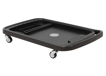 Pojízdný odkládací stolek, výškově stavitelný 775 - 1200 mm