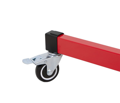 Pojízdný odkládací stolek, výškově stavitelný 775 - 1200 mm