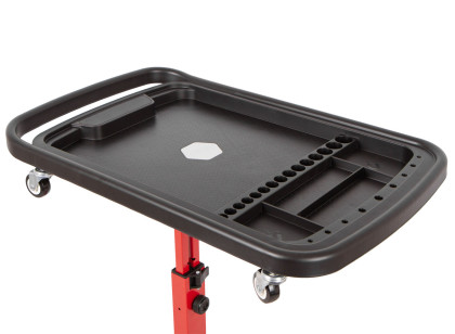 Pojízdný odkládací stolek, výškově stavitelný 775 - 1200 mm