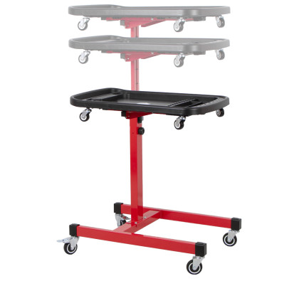 Pojízdný odkládací stolek, výškově stavitelný 775 - 1200 mm