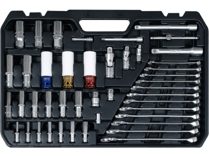 Gola sada 1/2", 3/8", 1/4" + příslušenství 198 ks