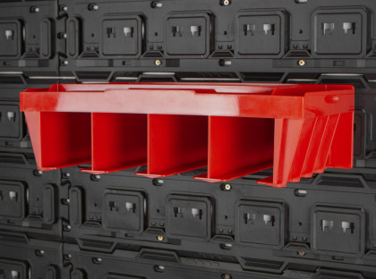 Závěsný držák na nářadí, 4 boxy