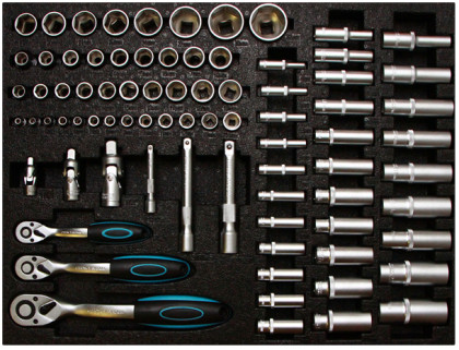 Sada nářadí do dílenského vozíku 235 ks - SADA004